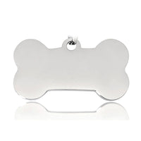 HKM-408211 Personalized Stainless Steel Anti-Lost Pet ID Tag - Durable, Custom Engravable Designs in Various Shapes