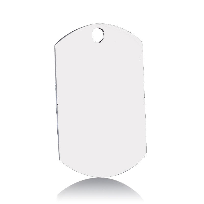 HKM-408211 Personalized Stainless Steel Anti-Lost Pet ID Tag - Durable, Custom Engravable Designs in Various Shapes