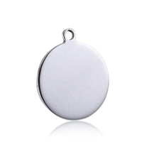 HKM-408211 Personalized Stainless Steel Anti-Lost Pet ID Tag - Durable, Custom Engravable Designs in Various Shapes