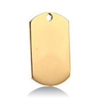 HKM-408211 Personalized Stainless Steel Anti-Lost Pet ID Tag - Durable, Custom Engravable Designs in Various Shapes