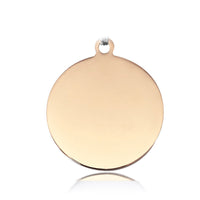 HKM-408211 Personalized Stainless Steel Anti-Lost Pet ID Tag - Durable, Custom Engravable Designs in Various Shapes