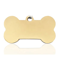 HKM-408211 Personalized Stainless Steel Anti-Lost Pet ID Tag - Durable, Custom Engravable Designs in Various Shapes