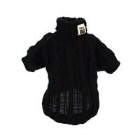 HKM-666579 Cozy Knitwear Coat for Small and Medium Pets in Orange, Black, and Grey