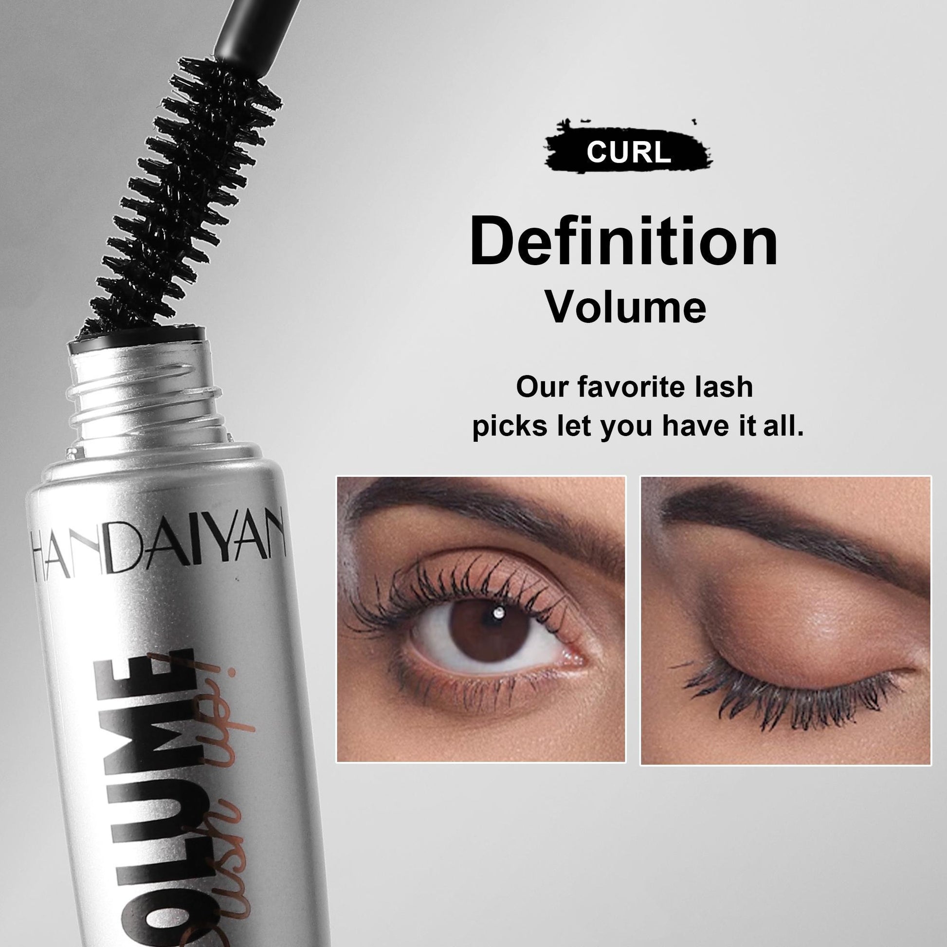 HKM-420563 Thickening and Curling Mascara for Effortlessly Beautiful Lashes
