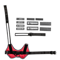 HKM-327507 Durable and Comfortable Pet Chest Harness with Leash - Lightweight, Scalable Design in Red, Black, and Pink