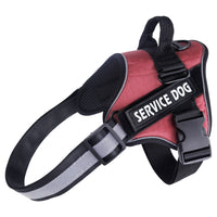 HKM-327507 Durable and Comfortable Pet Chest Harness with Leash - Lightweight, Scalable Design in Red, Black, and Pink