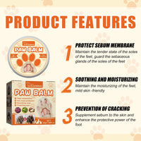 HKM-579155 Pet Moisturizing Paw Cream for Cats and Dogs - Softens and Protects Dry, Cracked Paw Pads