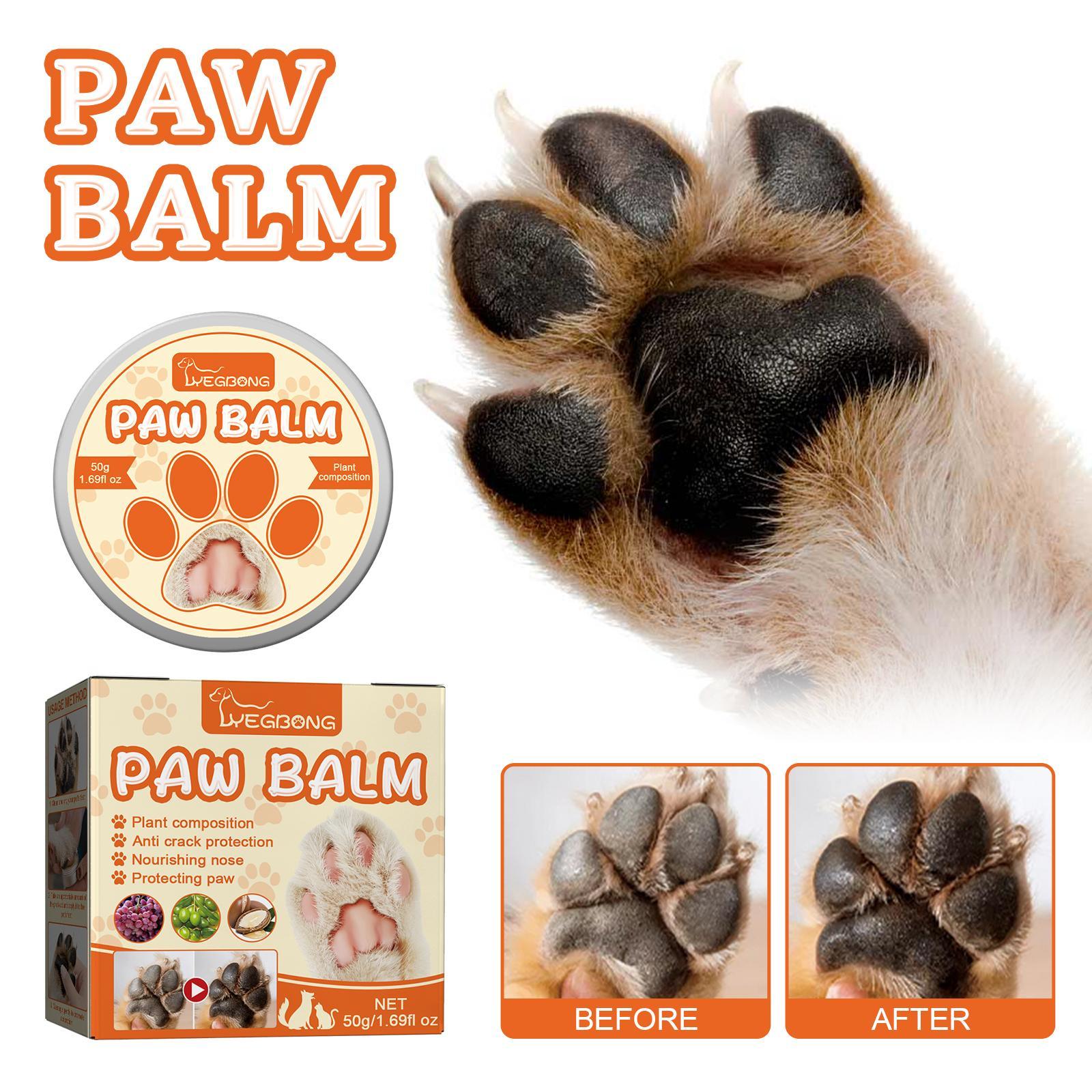 JMT-856138 Pet Moisturizing Paw Cream for Cats and Dogs - Softens and Protects Dry, Cracked Paw Pads