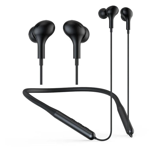 KTX-933011 Wireless In-Ear Earphones with Noise Reduction and Built-in Microphone, Neckband Design for Comfort and Control