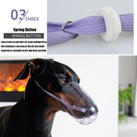 HKM-828371 Adjustable Cat Grooming Muzzle - Anti-Bite Mouth Cover for Safe Bathing and Chewing Prevention