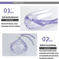 HKM-828371 Adjustable Cat Grooming Muzzle - Anti-Bite Mouth Cover for Safe Bathing and Chewing Prevention
