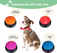 HKM-635091 Voice Recording Buzzer for Dog Training - 30 Second Playback Button Toy