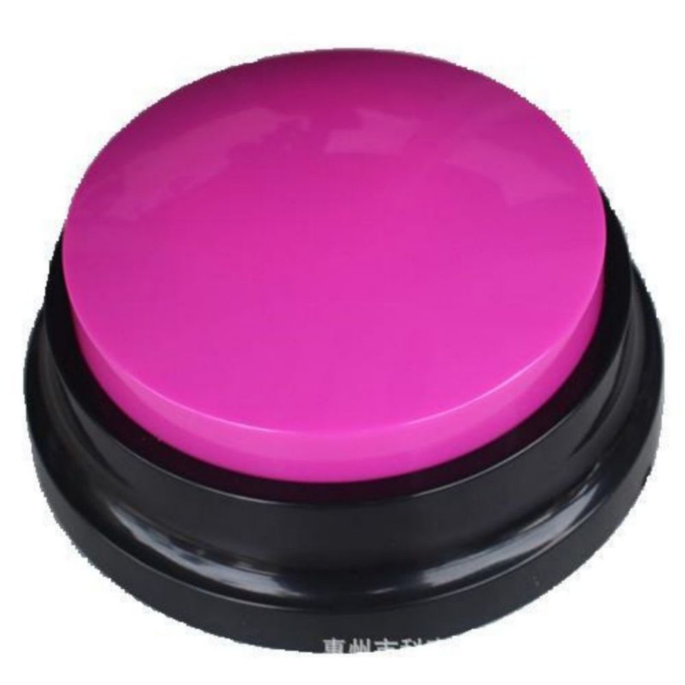 HKM-635091 Voice Recording Buzzer for Dog Training - 30 Second Playback Button Toy
