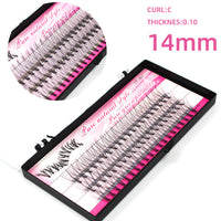 HKM-484947 Natural Look Self-Grafted Cluster False Eyelashes, Imported Fiber Yarn, Various Lengths Available