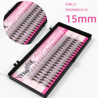 HKM-484947 Natural Look Self-Grafted Cluster False Eyelashes, Imported Fiber Yarn, Various Lengths Available