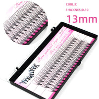 HKM-484947 Natural Look Self-Grafted Cluster False Eyelashes, Imported Fiber Yarn, Various Lengths Available