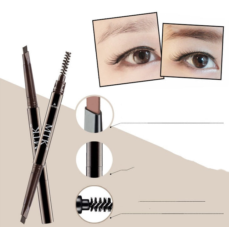 HKM-519699 Double-Headed Automatic Eyebrow Pencil for Natural and Long-Lasting Definition