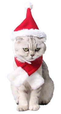 HKM-912083 Adjustable Christmas Pet Headband with Elk Antlers for Dogs and Cats - Fleece and Velvet Set