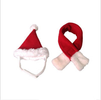 HKM-912083 Adjustable Christmas Pet Headband with Elk Antlers for Dogs and Cats - Fleece and Velvet Set