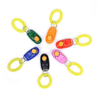 HKM-109651 Dog Training Clicker with Key Ring and Wrist Strap in Various Colors