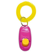 HKM-109651 Dog Training Clicker with Key Ring and Wrist Strap in Various Colors