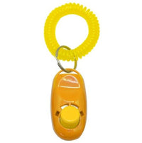 HKM-109651 Dog Training Clicker with Key Ring and Wrist Strap in Various Colors