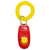 HKM-109651 Dog Training Clicker with Key Ring and Wrist Strap in Various Colors