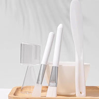 HKM-461267 Silicone Face Mask Mixing Tools Set - 5-Piece Kit for Skincare and Beauty Applications