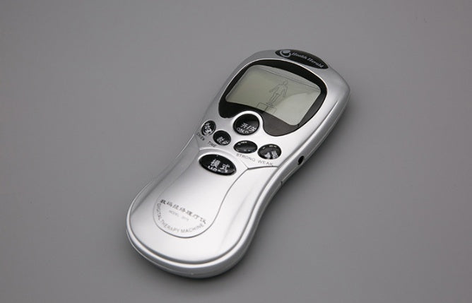 HKM-476563 Digital Meridian Physiotherapy Multi-Function Portable Pulse Massager with Self-Adhesive Electrode Pads