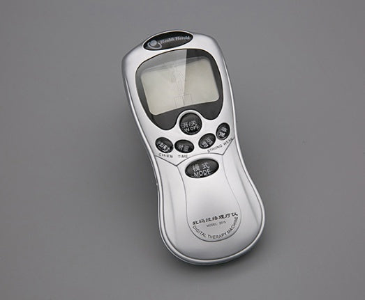 HKM-476563 Digital Meridian Physiotherapy Multi-Function Portable Pulse Massager with Self-Adhesive Electrode Pads