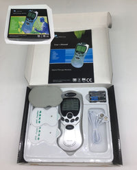 HKM-476563 Digital Meridian Physiotherapy Multi-Function Portable Pulse Massager with Self-Adhesive Electrode Pads