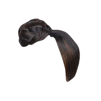 HKM-414163 Imported High-Temperature Silk Chemical Fiber Retro Hair Bag with Rose Net Design
