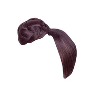 HKM-414163 Imported High-Temperature Silk Chemical Fiber Retro Hair Bag with Rose Net Design