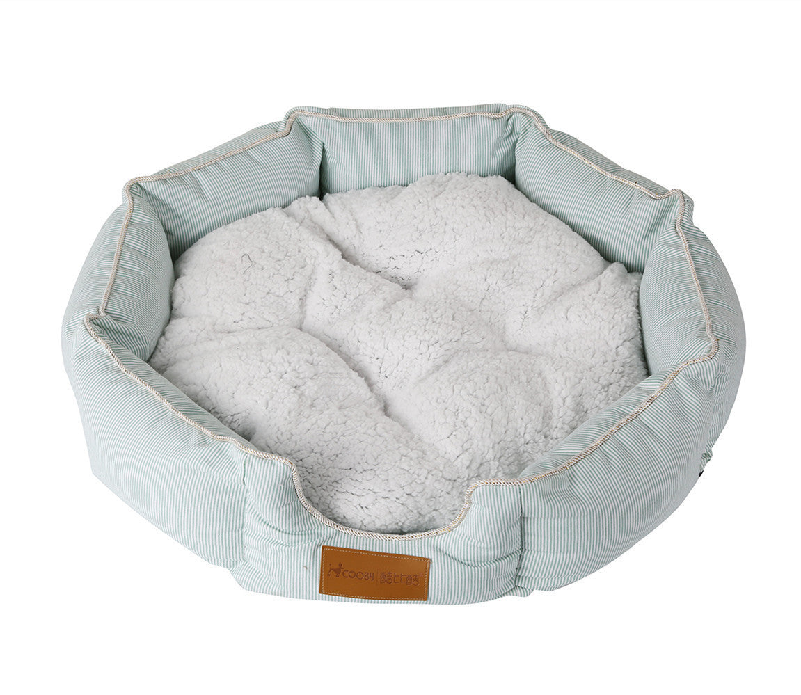 HKM-163475 Cozy Cotton Nest Mat for Cats and Dogs - Warm Winter Pet Bedding
