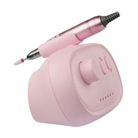 HKM-147155 Electric Nail Grinder with Aluminum Handle and Ambient Light - Versatile Polishing Tool in Pink, White, Black, and Blue