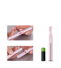 HKM-714003 Electric Eyebrow Trimmer for Precise Shaping - Pink and Black Options Available