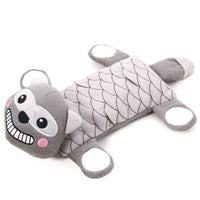 HKM-254547 Interactive Plush Dog Toy with Hidden Treat Compartments and Sound Effects