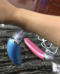 HKM-491731 USB Rechargeable Microcrystalline Blackhead Removal Instrument with ABS Body and PP Suction Head
