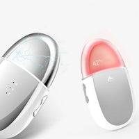 HKM-441491 Eye Relaxation Hot Compress Instrument - Model SK0502, USB Charging, Anion Technology, Pearl White