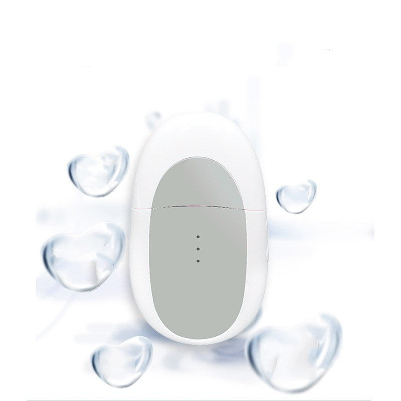 HKM-441491 Eye Relaxation Hot Compress Instrument - Model SK0502, USB Charging, Anion Technology, Pearl White