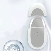 HKM-441491 Eye Relaxation Hot Compress Instrument - Model SK0502, USB Charging, Anion Technology, Pearl White