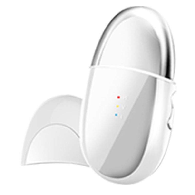 HKM-441491 Eye Relaxation Hot Compress Instrument - Model SK0502, USB Charging, Anion Technology, Pearl White