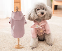 HKM-689811 Warm Wool Pet Jacket for Bichon Puppies ¨C Stylish Cotton Clothing for All Genders