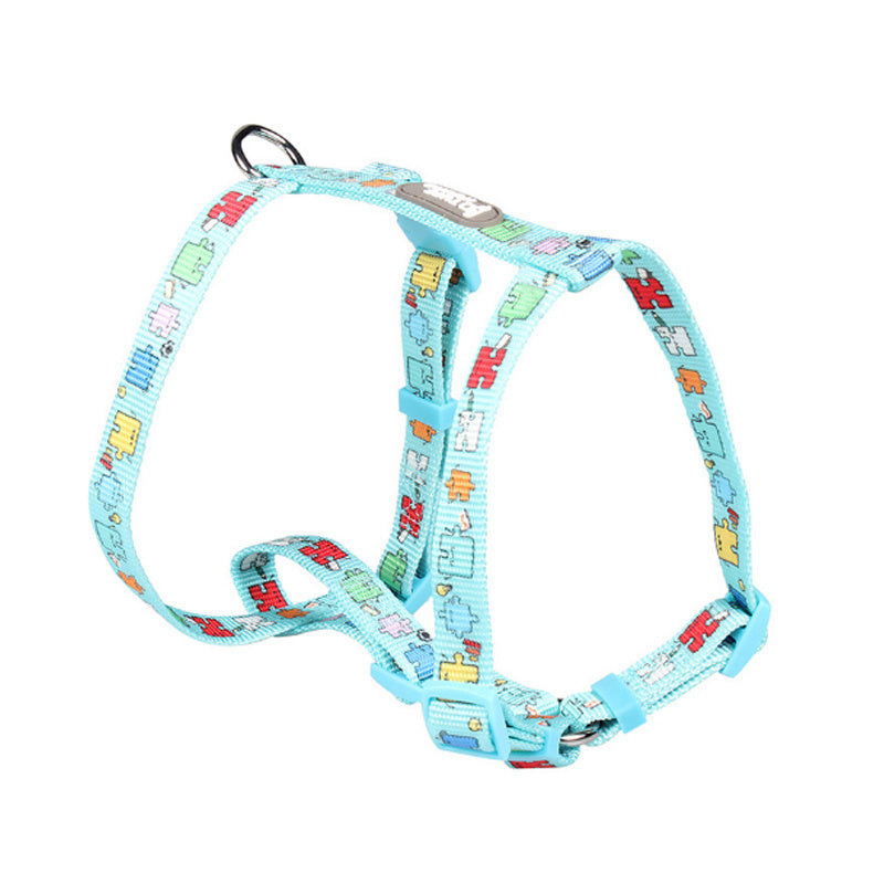 HKM-321747 I-shaped Chest Harness for Dogs - Durable Nylon Strap for All Breeds