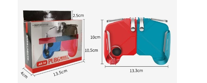 HKM-455827 Adjustable Game Controller with Trigger for Mobile Devices, Compatible with iOS and Android, Lightweight and Portable Design