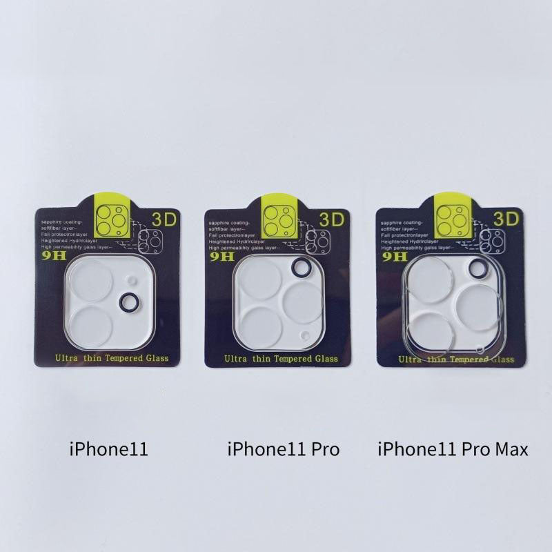 KTX-040851 3D Tempered Glass Lens Protection Film for iPhone Models - HD, Explosion-Proof, Anti-Fingerprint