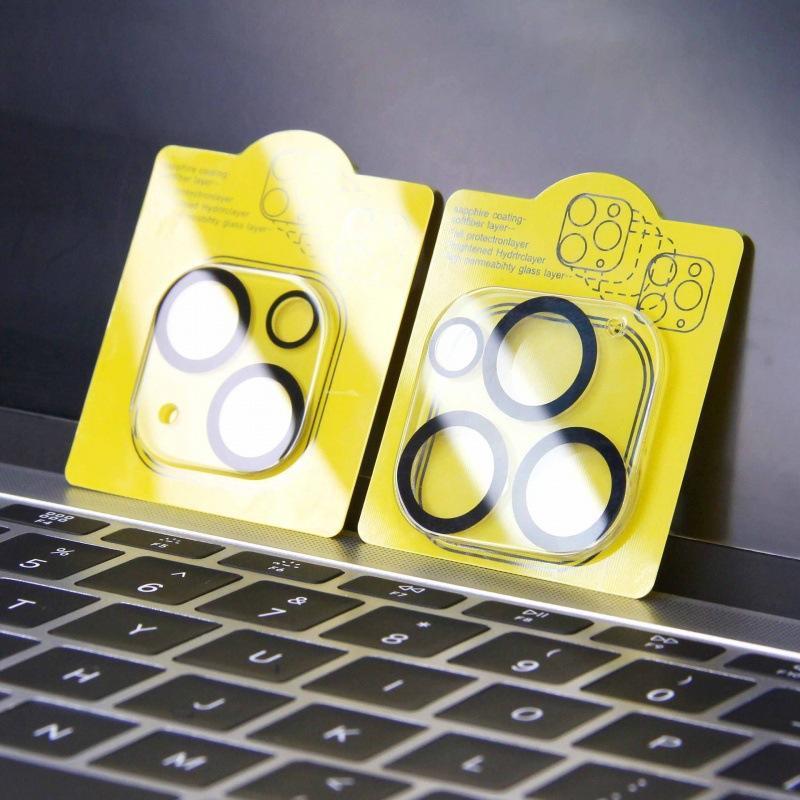 KTX-040851 3D Tempered Glass Lens Protection Film for iPhone Models - HD, Explosion-Proof, Anti-Fingerprint