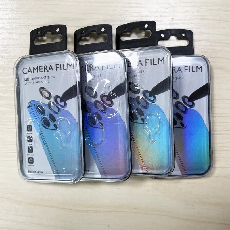 KTX-040851 3D Tempered Glass Lens Protection Film for iPhone Models - HD, Explosion-Proof, Anti-Fingerprint