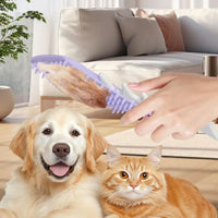 HKM-200915 Fishbone-Shaped Detangling Brush for Cats and Dogs - Perfect Grooming Tool for Pets