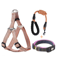 HKM-581587 Explosion-Proof Retractable Dog Harness Leash for Small to Large Breeds